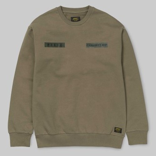 [해외] Carhartt WIP Insignia Sweatshirt [칼하트자켓] Tundra/Multicolor (I024693_968_90-ST-01)