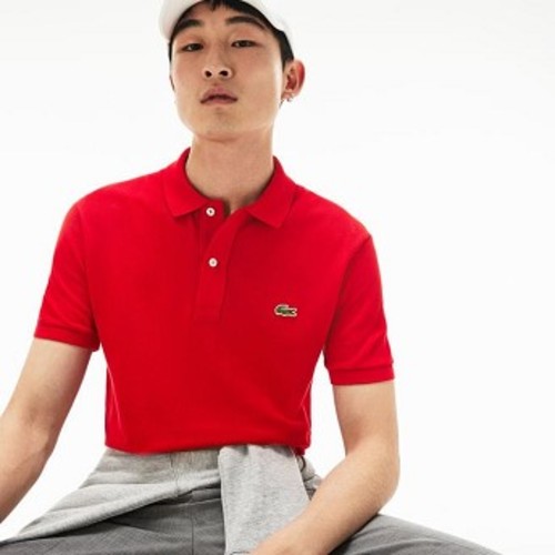 [해외] Mens Petit Pique Slim Fit Polo Shirt [라코스테 LACOSTE] red (PH4012-51-240)