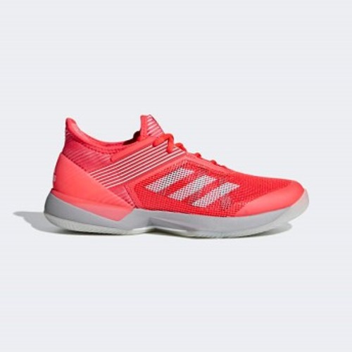 [해외] Womens Tennis Adizero Ubersonic3.0 Shoes [아디다스 운동화] Shock Red/Cloud White/Light Granite (CG6442)