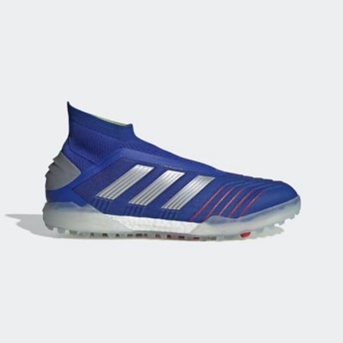 [해외] Soccer Predator Tango 19+ Turf Shoes [아디다스 축구화] Bold Blue/Silver Metallic/Football Blue (BB9082)