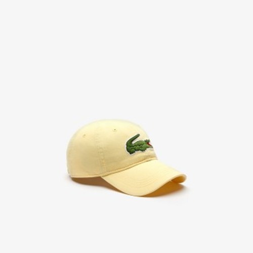 [해외] Mens Big Croc Gabardine Cap [라코스테 모자] Yellow (RK8217-51)