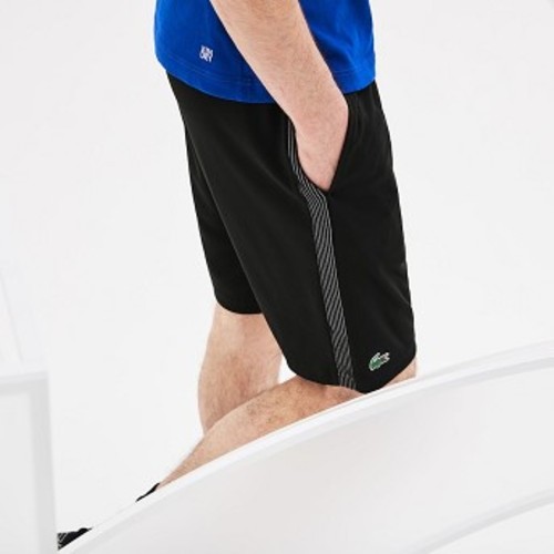 [해외] Mens SPORT Technical Pique Shorts - x Novak Djokovic Support With Style - Off Court Collection [라코스테 바지] Black (GH9529-51)