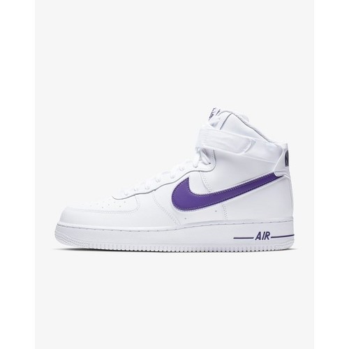 [해외] Nike Air Force 1 High 07 3 [나이키 하이탑] White/Court Purple/White (AT4141-103)