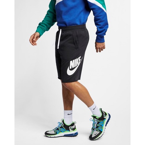 [해외] Nike Sportswear [나이키 반바지] Black/Black/White/White (AR2375-010)