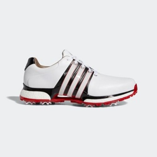 [해외] Mens Golf Tour360 XT Shoes [아디다스 골프화] Cloud White/Core Black/Scarlet (BB7922)