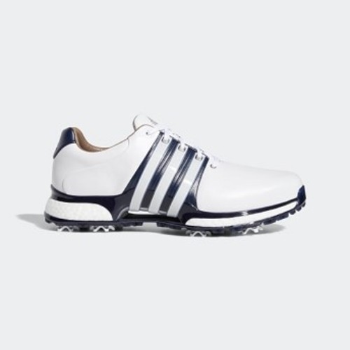 [해외] Mens Golf Tour360 XT Shoes [아디다스 골프화] Cloud White/Collegiate Navy/Silver Metallic (BB7923)