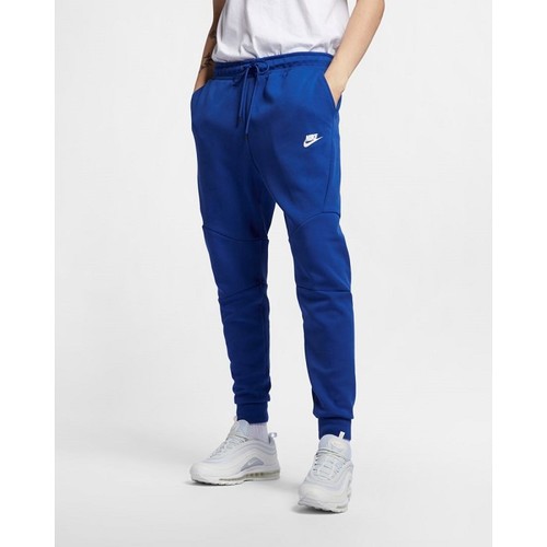[해외] Nike Sportswear Tech Fleece [나이키 트레이닝 바지] Indigo Force/White (805162-438)