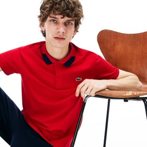 Mens Regular Fit Stretch Polo Shirt [라코스테 반팔,폴로티] Red-240 (Selected colour) (PH4230-51)