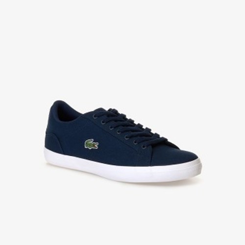 Mens Lerond Canvas Sneakers [라코스테 운동화] NVY-003 (Selected colour) (33CAM1033)