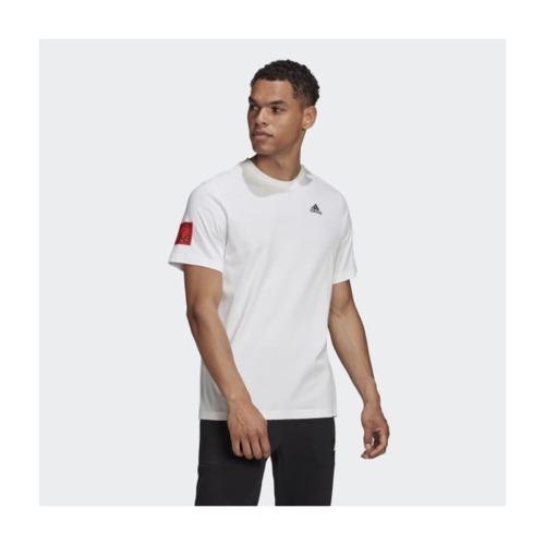 [해외]adidas Athletics Graphic Tee [아디다스 티셔츠] White (GE4675)