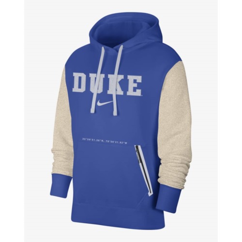 [해외]Nike College DNA (Duke) [나이키 집업] Game Royal/Oatmeal Heather/White (CN1580-480)