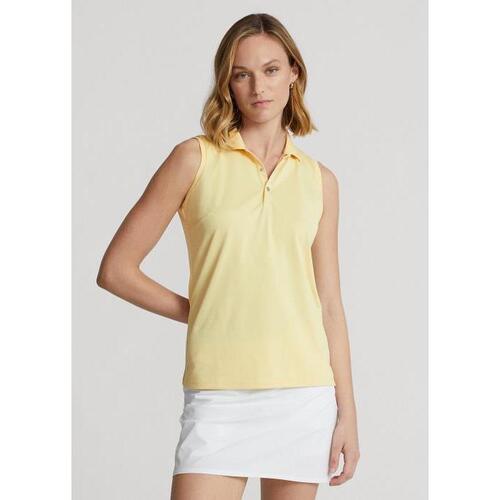 [해외] 랄프로렌 Pique Sleeveless Polo Shirt 595097_T-bird_Yellow_T-bird_Yellow