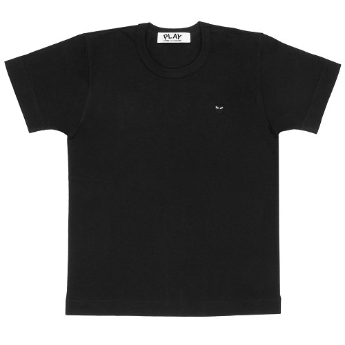 [해외] Comme des Garcons Play Little Black Heart T-Shirt (Black) [꼼데가르송 티셔츠, 꼼데가르송 셔츠] (play-t-shirt-with-small-black-heart-emblem-black)
