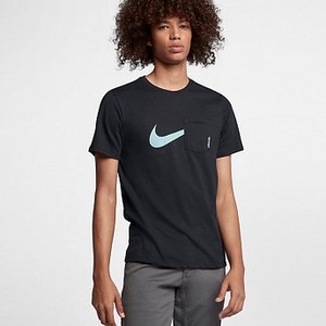 [해외] NIKE Nike SB Dry Pocket [나이키티셔츠,나이키반팔티] Black/Ocean Bliss (892825-010)