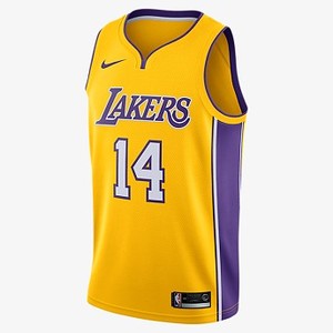 [해외] NIKE Brandon Ingram Icon Edition Swingman Jersey (Los Angeles Lakers) [나이키티셔츠,나이키반팔티] Amarillo/Field Purple/White (864423-729)