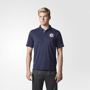 [해외] ADIDAS USA Jets Pro Locker Room Polo Shirt [아디다스반팔티] Blue (CC8593)