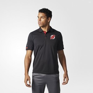 [해외] ADIDAS USA Devils Pro Locker Room Polo Shirt [아디다스반팔티] Black (CC8581)