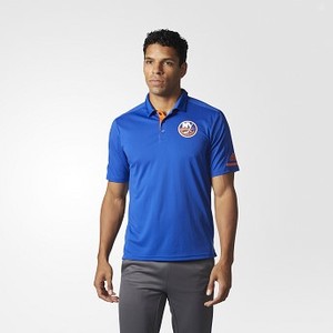 [해외] ADIDAS USA Islanders Pro Locker Room Polo Shirt [아디다스반팔티] Blue (CC8582)