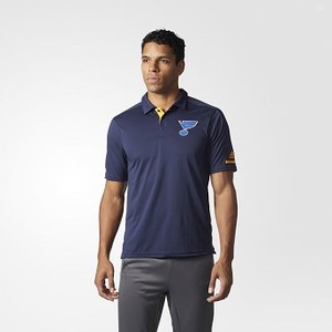 [해외] ADIDAS USA Blues Pro Locker Room Polo Shirt [아디다스반팔티] Navy (CC8588)