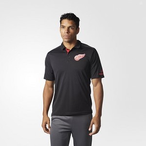 [해외] ADIDAS USA Red Wings Pro Locker Room Polo Shirt [아디다스반팔티] Black (CC8574)