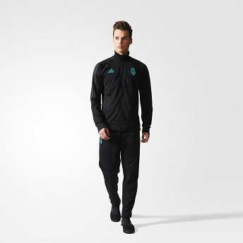 [해외] ADIDAS USA Real Madrid Track Suit [아디다스축구유니폼] Black / Solid Grey (BQ7862)