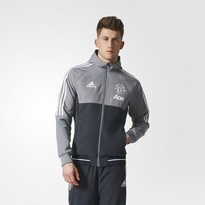 [해외] ADIDAS USA Manchester United Presentation Jacket [아디다스자켓,아디다스패딩] Grey/Phantom/White (BS4378)