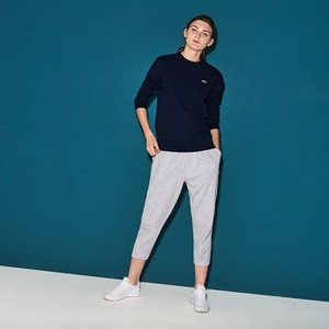 [해외] Lacoste Womens Lacoste SPORT Honeycomb Fleece Tennis Sweatshirt [라코스테니트,라코스테스웨터] NAVY BLUE (SF3408_166_20)