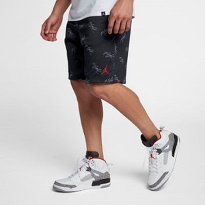 [해외] NIKE Jordan Sportswear Jumpman Flight [나이키반바지] Black/Gym Red (AJ0444-010)