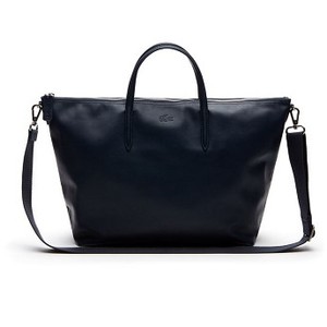 [해외] Lacoste Womens L.12.12 Limited Edition 85th Anniversary Leather Tote Bag [라코스테가방] TOTAL ECLIPSE (NF2519LD_022_24)