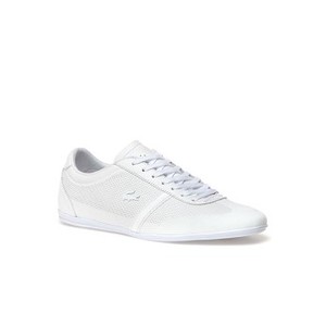 [해외] Lacoste Mens Mokara Low-Rise Leather Sneakers [라코스테스니커즈] WHITE (31CAM0125_001_01)