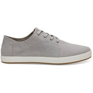 [해외] Toms Drizzle Grey Perforated Synthetic Suede Mens Payton Sneakers [탐스 슬립온] (889556419869)