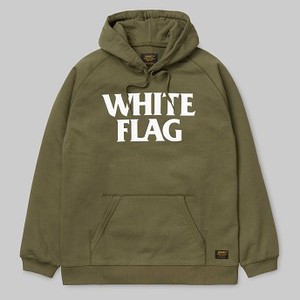 [해외] Carhartt WIP Hooded White Flag Sweatshirt [칼하트티셔츠,칼하트후드,칼하트원피스] Rover Green / White (I023602_628_90-ST-01)
