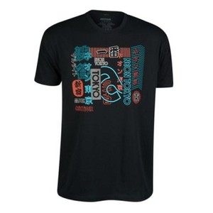 [해외] ASICS Neon Tokyo 3 T-Shirt - Mens Performance Black (R3631904)