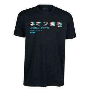 [해외] ASICS Neon Tokyo 2 T-Shirt - Mens Performance Black (R3630904)