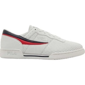 [해외] Fila Original Fitness Perforated Sneaker [휠라운동화,필라운동화] White/Fila Navy/Fila Red (1854860)
