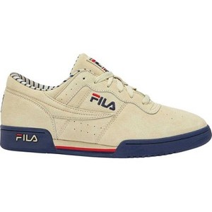 [해외] Fila Original Fitness Pinstripe Sneaker [휠라운동화,필라운동화] Fila Cream/Fila Navy/Fila Red (1854842)