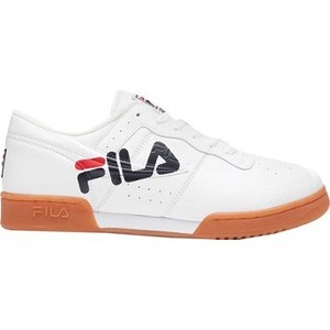 [해외] Fila Original Fitness Logo Lace Up Sneaker [휠라운동화,필라운동화] Black/Fila Red/White (1854823)