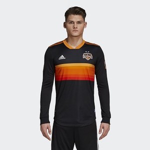 [해외] ADIDAS USA Houston Dynamo Away Authentic Jersey [아디다스축구유니폼] Black/Bright Orange/White (CE3306)