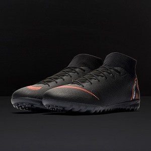 [해외] Nike MercurialX Superfly VI Academy TF - Black/Total Orange/White [나이키 축구화, 풋살화, 터프화] (174046)