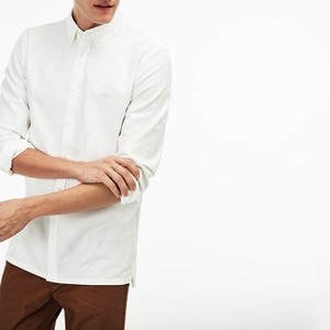[해외] Lacoste Mens Slim Fit MOTION Cotton Pique Shirt [라코스테맨투맨] white (CH7641_001_20)