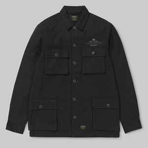[해외] Carhartt WIP L/S Utility Shirt [칼하트커버올,칼하트바지,칼하트반바지] Black/Steel Grey (A181057_89_06-ST-01)