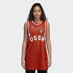 [해외] ADIDAS USA Womens Originals Russia Tank Dress [아디다스원피스,아디다스치마] Scarlet (CE2309)