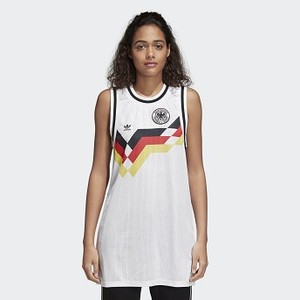 [해외] ADIDAS USA Womens Originals Germany Tank Dress [아디다스원피스,아디다스치마] White (CE2308)