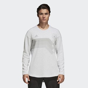 [해외] ADIDAS USA Mens Soccer Germany Seasonal Special Sweatshirt [아디다스티셔츠,아디다스맨투맨] Light Grey Heather/Mid Grey (CF2459)