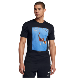 [해외]NIKE 조던 스포츠 프린트 티셔츠 Men&#039;s 블랙  [915934-010] 