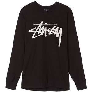 [해외] Stussy Old Stock L/SL 티셔츠 [스투시반팔티,스투시티셔츠] Black (1994213_BLAC_1)