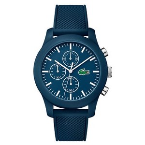 [해외] Lacoste Mens Lacoste 12.12 Watch with Blue Silicone Strap [라코스테지갑,라코스테시계] Blue (2010824_000_24)