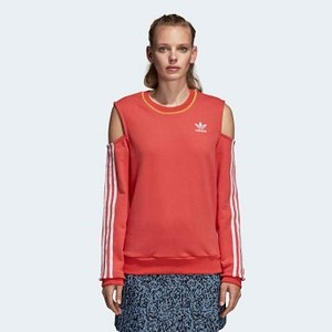 [해외] ADIDAS USA Womens Originals Cutout Sweater [아디다스맨투맨] Trace Scarlet (DH2995)