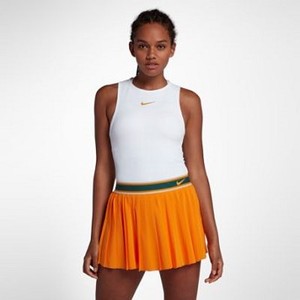 [해외] NIKE NikeCourt Slam [나이키티셔츠] White/Gold Leaf (933215-100)