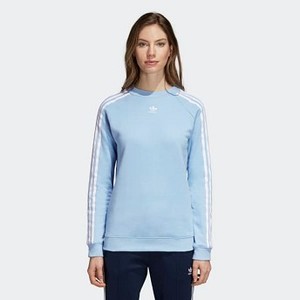 [해외] ADIDAS USA Womens Originals Trefoil Sweatshirt [아디다스맨투맨] Clear Blue (DH3173)
